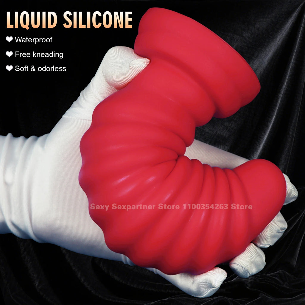 Rotating Bolt-Style Silicone Anal Plug