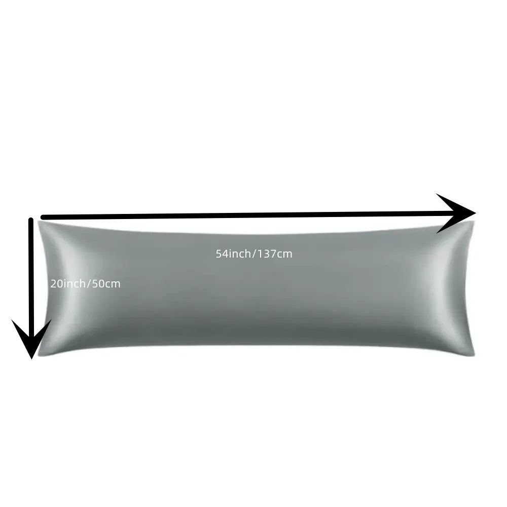 Long Satin Body Pillow Cover