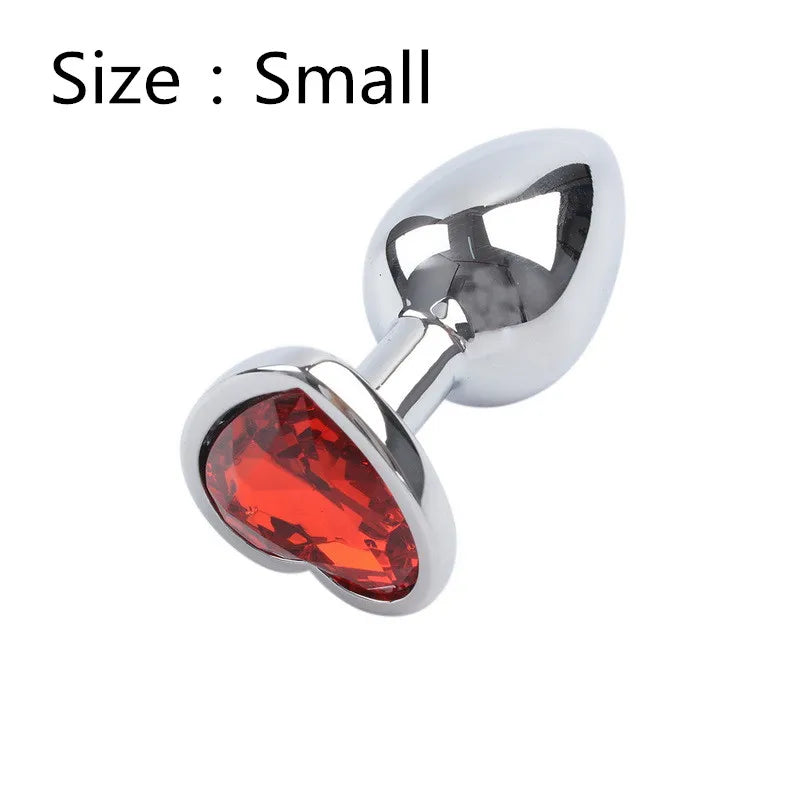 Beginner Stainless Steel Crystal Anal Plug