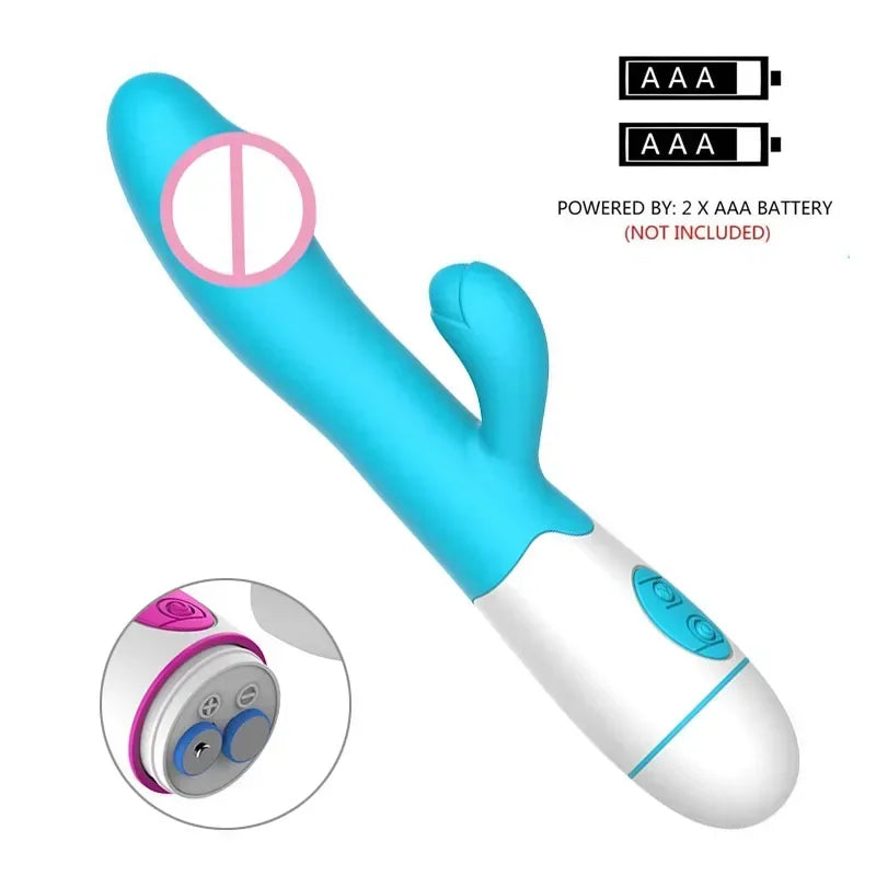 Dual-Vibration Rabbit Vibrator