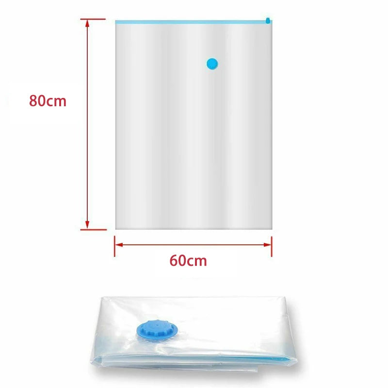 Transparent Valve Compression Storage Bag