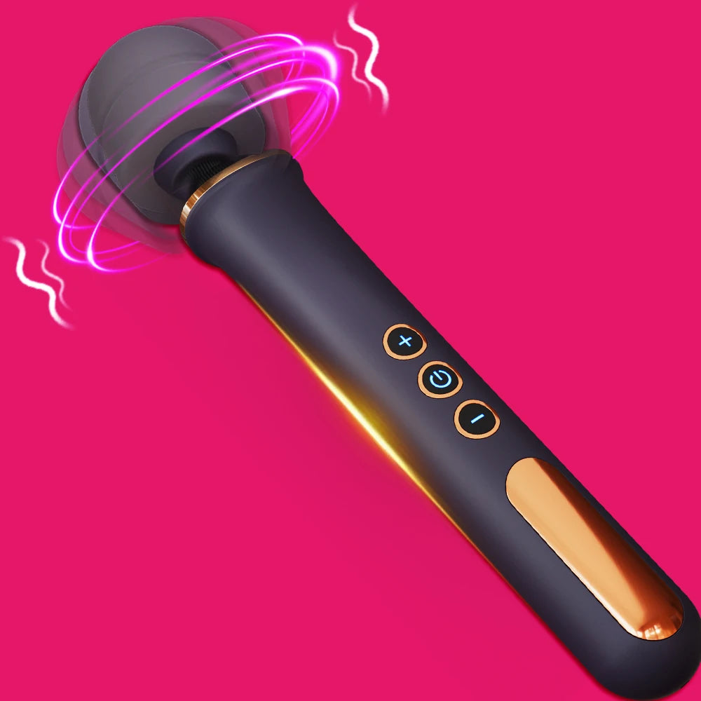Quiet Waterproof High-Power Wand Vibrator
