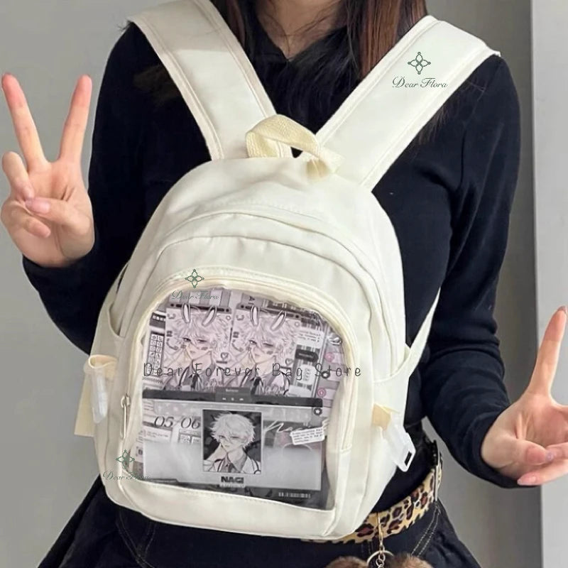 Kawaii Mini Transparent Ita Backpack