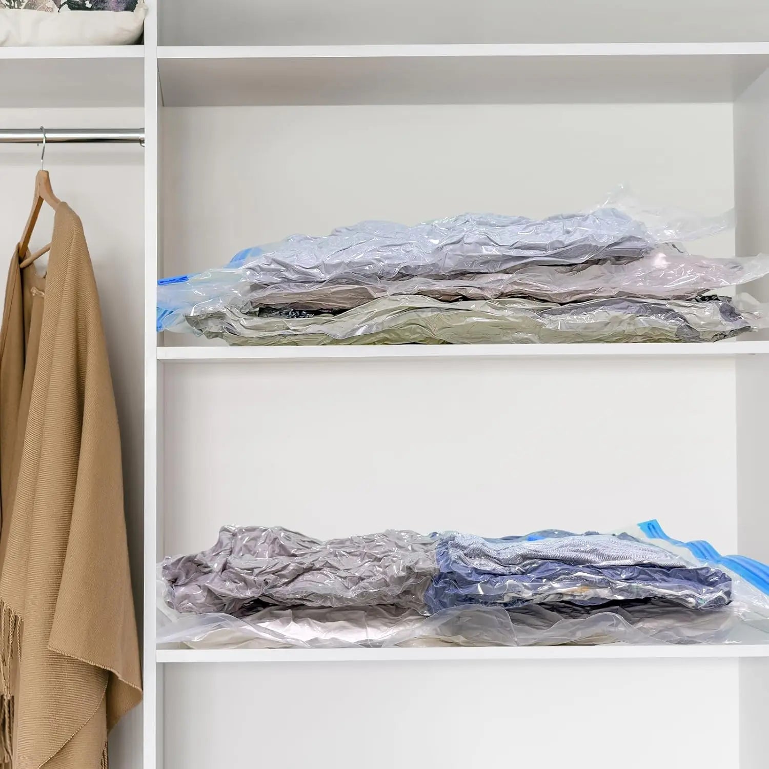 Vacuum Storage Bags Space Saver Vacuum Storage Bags, Vacuum Seal Bags for Clothing, Clothes, Comforters and Blankets