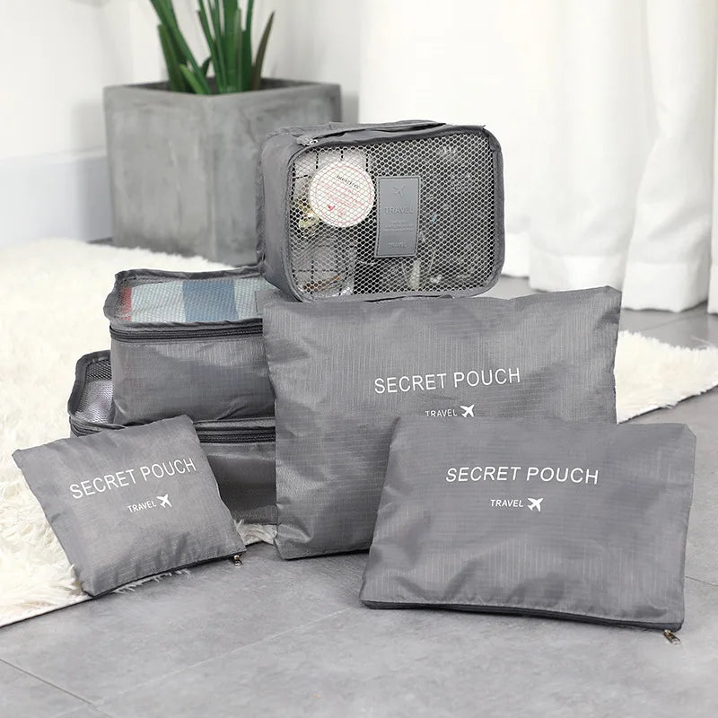 6-Piece Small Travel Packing Cube Set