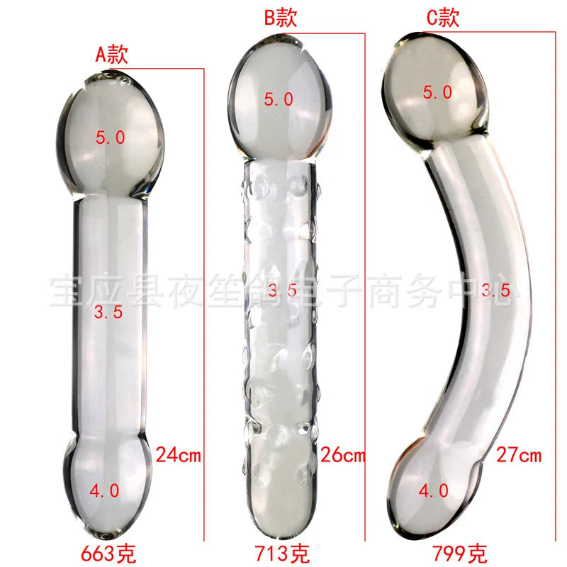 Waterproof Glass Anal Plug