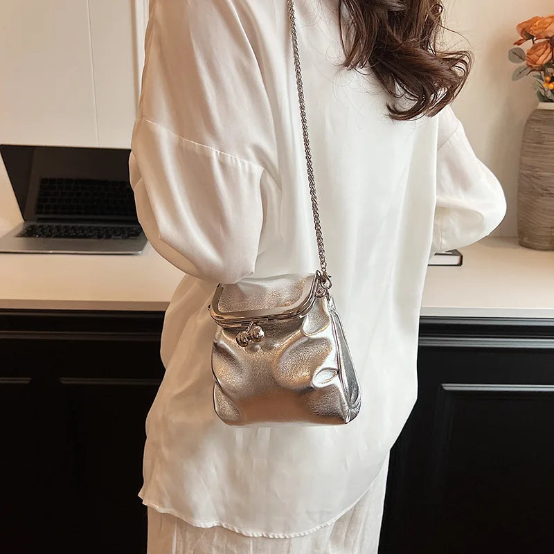 Korean Vintage Mini Square Crossbody Bag