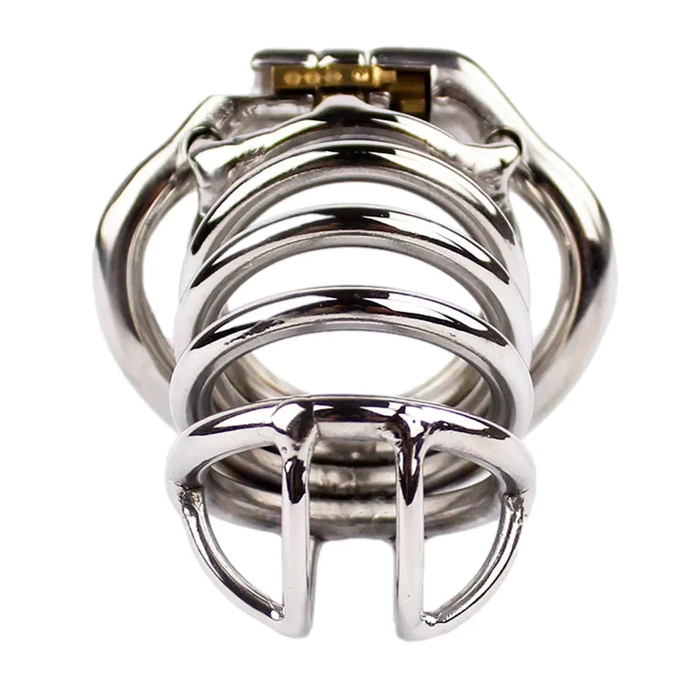 Stainless Steel Locking Chastity Cage