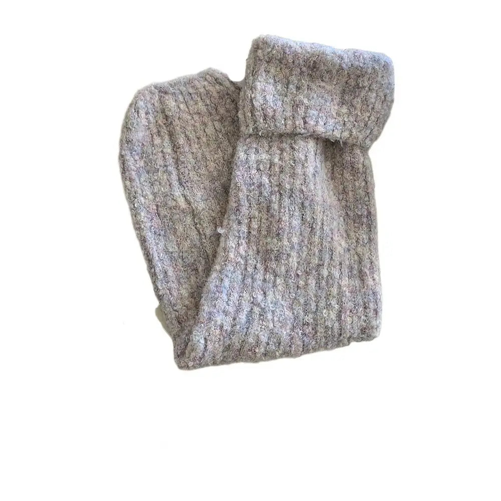 Thick Knit Winter Lolita Leg Warmers