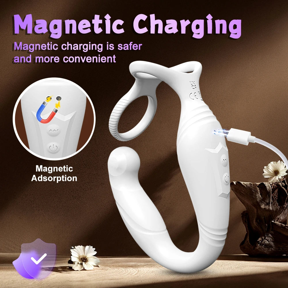 App-Control Prostate Massager with Dual Rings