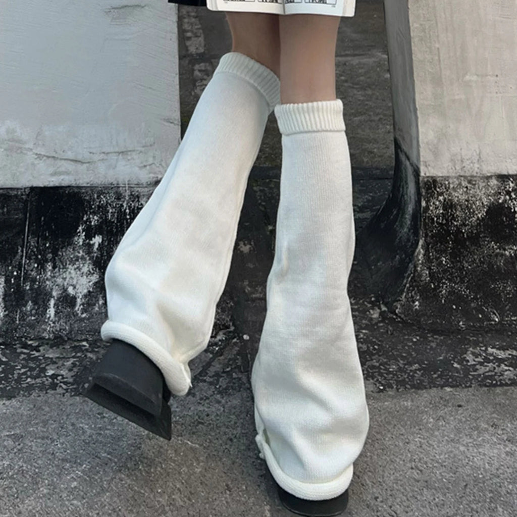 Kawaii Knitted Lolita Y2K Leg Warmers