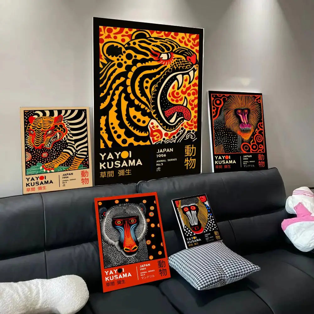 Yayoi Kusama Minimalist Wall Art Print