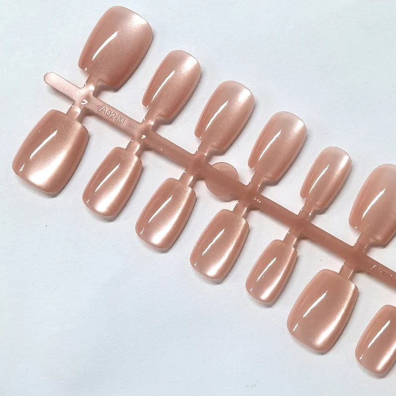 30Pcs Nail Tip Fake Nail Fashion Wearable False Nails Simple Full Cover Press On Nails DIY Wear Nail Tool.