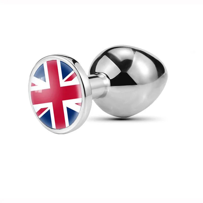 Waterproof Stainless Steel Jewelry Anal Plug