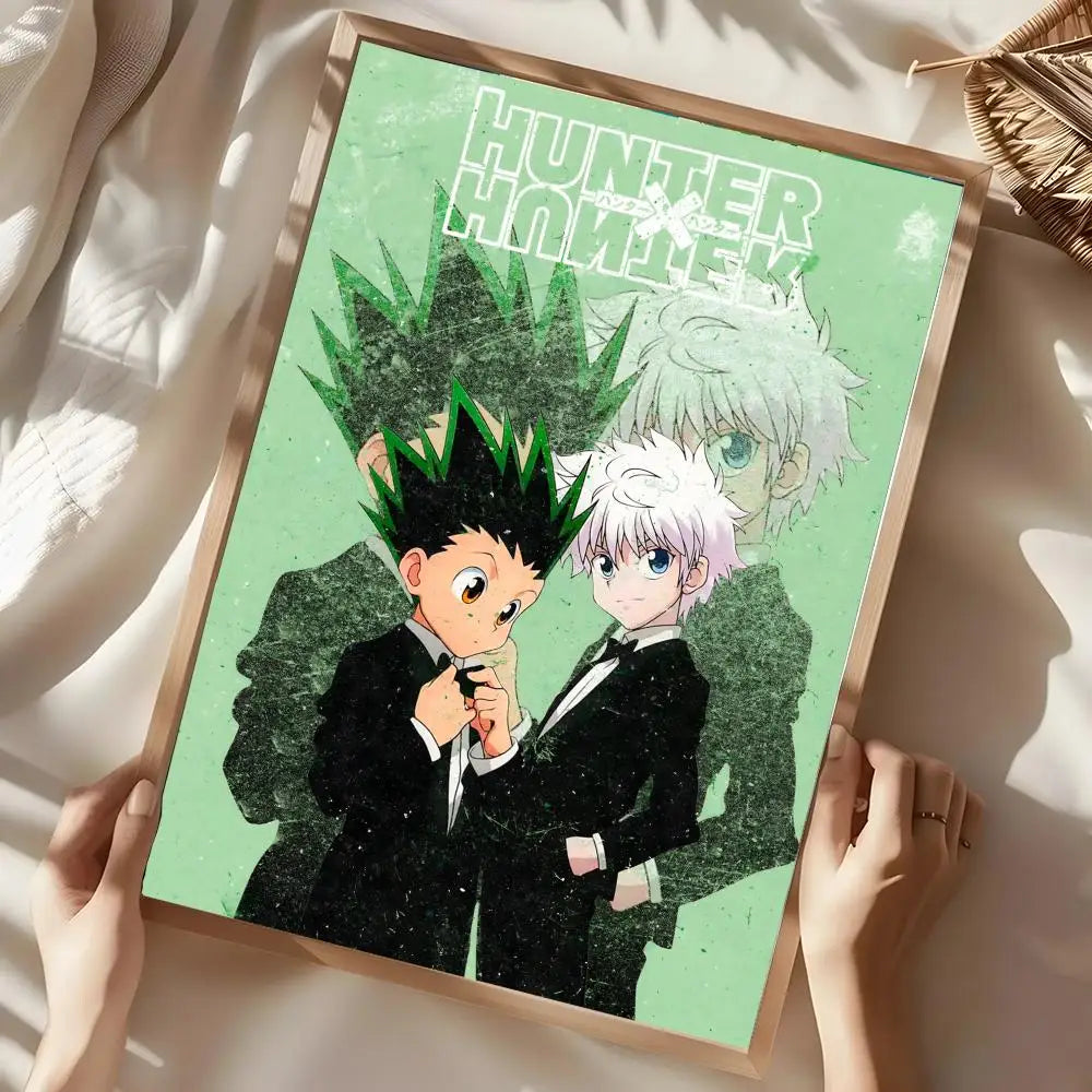 Anime H-Hunter x Hunter Poster Wall art print art suitable for living room bedroom bar parlor home decoration gift
