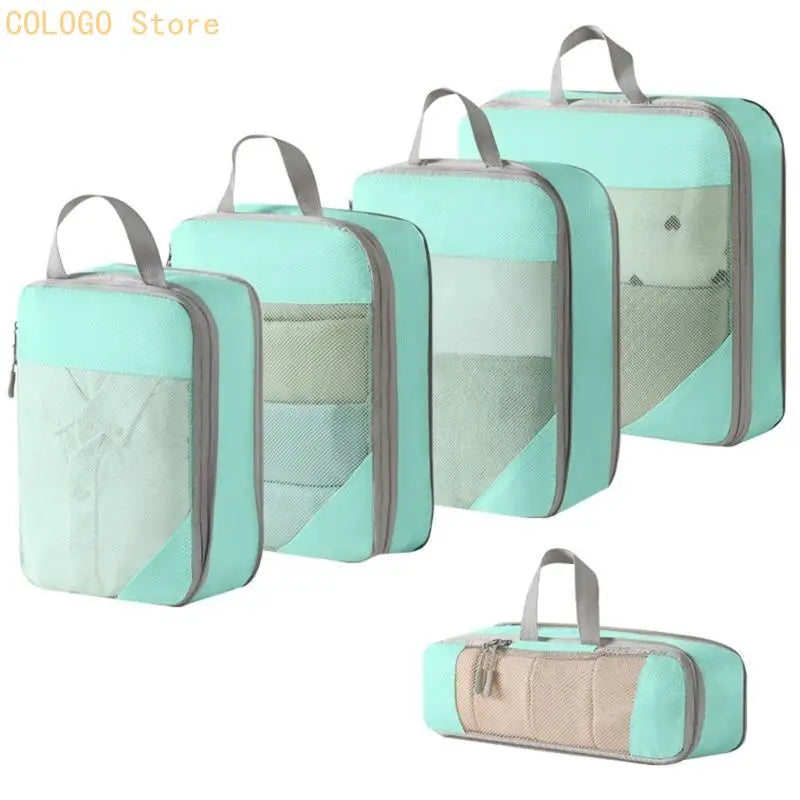 5-Piece Compression Travel Organizer Set