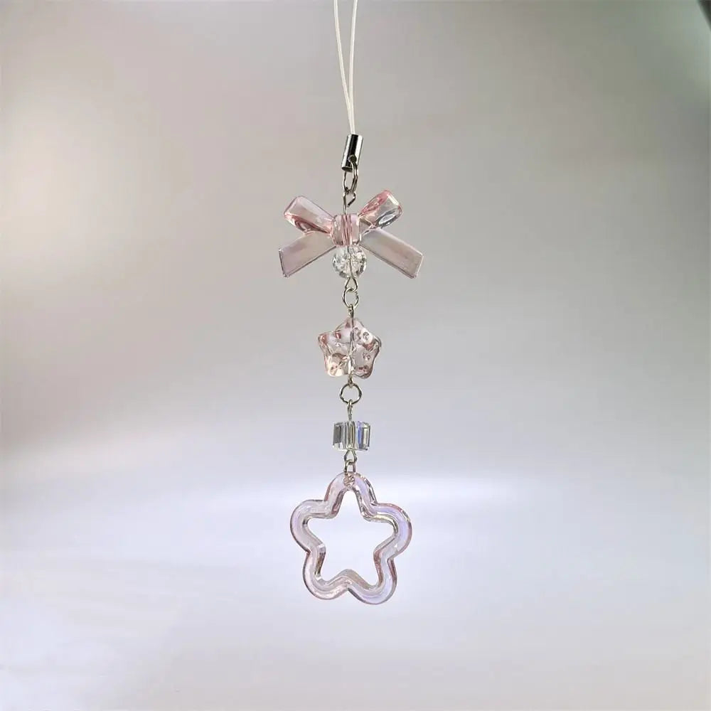 Kawaii Y2K Beaded Phone Charm & Lanyard