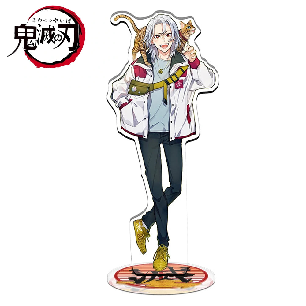 1PCS Anime Jujutsu Kaisen Yuji Itadori Satoru Gojo Stand Model Plate Desk Decor Standing Sign Game Fans Gift