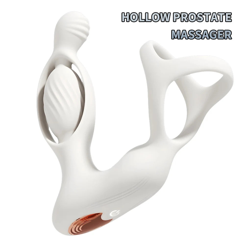 App-Control Rotating Prostate Massager with Ring