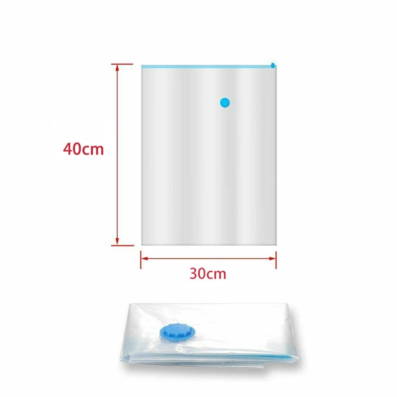 Transparent Valve Compression Storage Bag