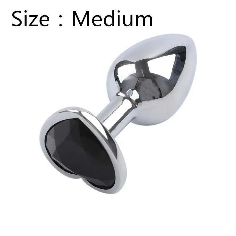 Beginner Stainless Steel Crystal Anal Plug