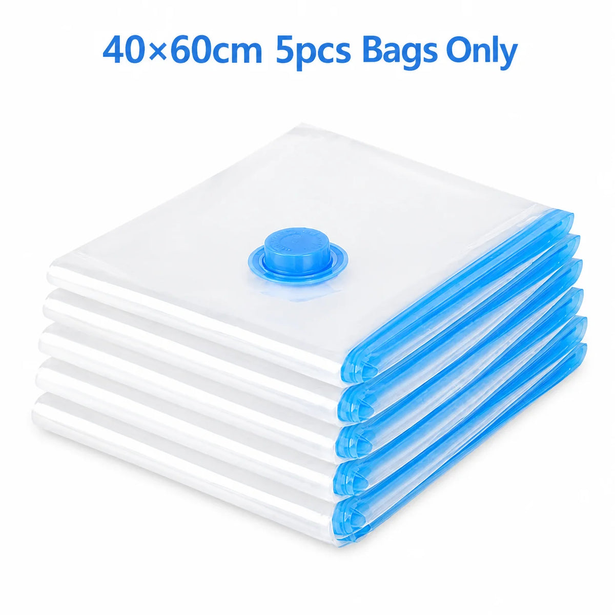 Mixed-Size Vacuum Storage Bag Set with Optional Electric Pump