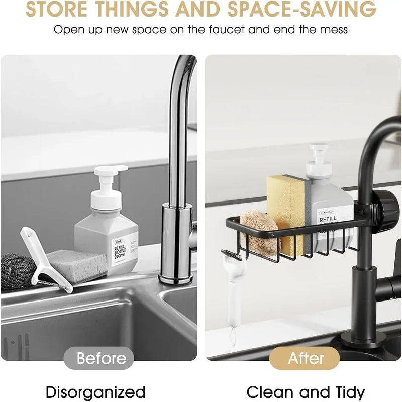 Bathroom Faucet Storage Rack Shower Soap Holder Bathroom Organization Shower Shelves Bathroom Accessories