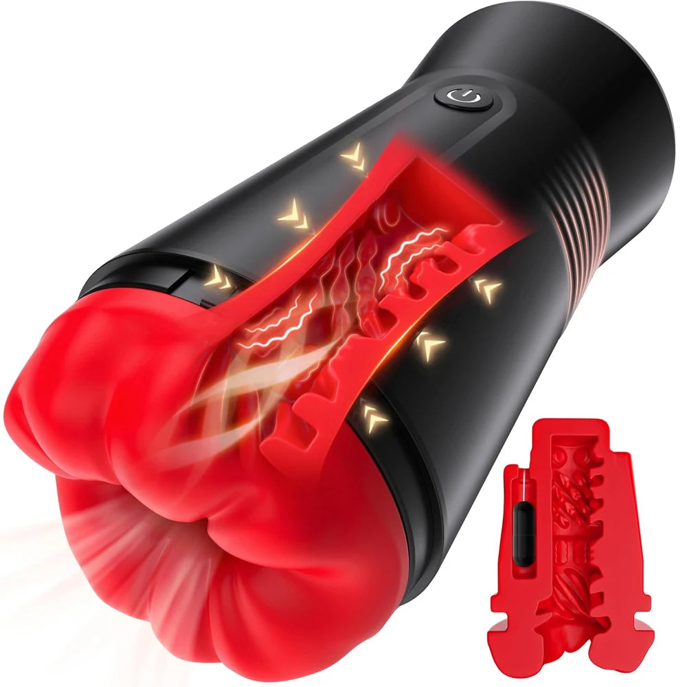 5-in-1 Vibrating Male Stroker