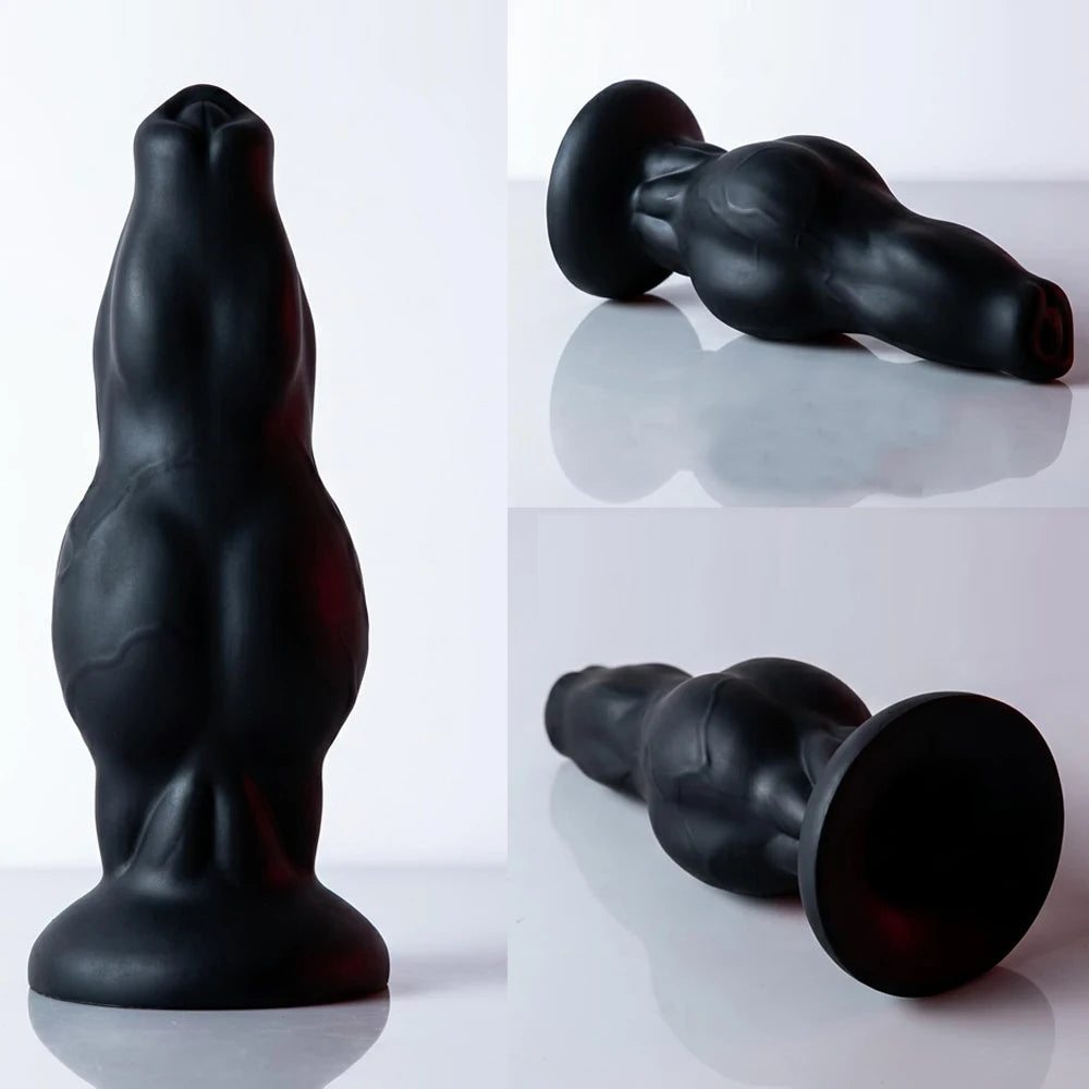 Dog Dildo Strap On Silicone Thick Penis Masturbator Adult Toys Anal Dildo Vaginal G-Spot Stimulator For Women Sex Toys Sex Shop