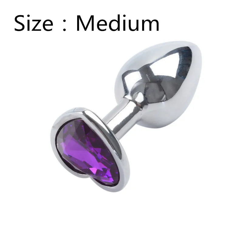 Beginner Stainless Steel Crystal Anal Plug