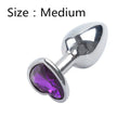 Beginner Stainless Steel Crystal Anal Plug