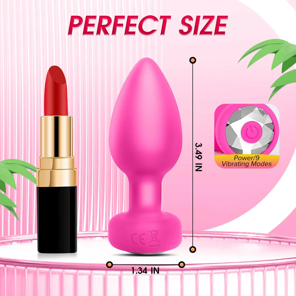 App & Remote-Control Vibrating Anal Plug – 10 Modes