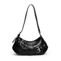 Y2K Punk Belted Shoulder Bag