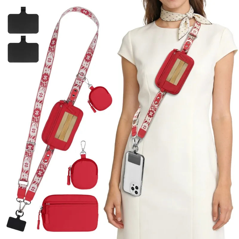 Nylon Mini Travel Crossbody Pouch