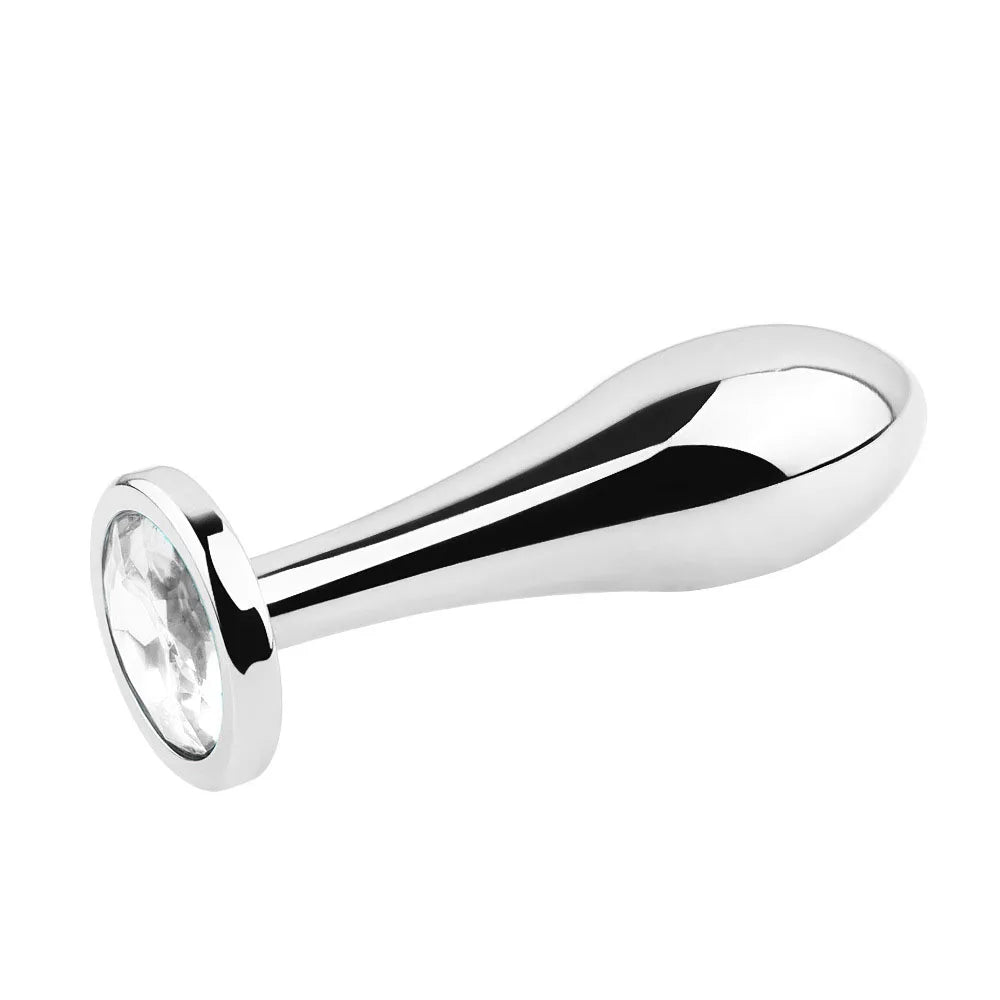 Stainless Steel Crystal Anal Plug Set