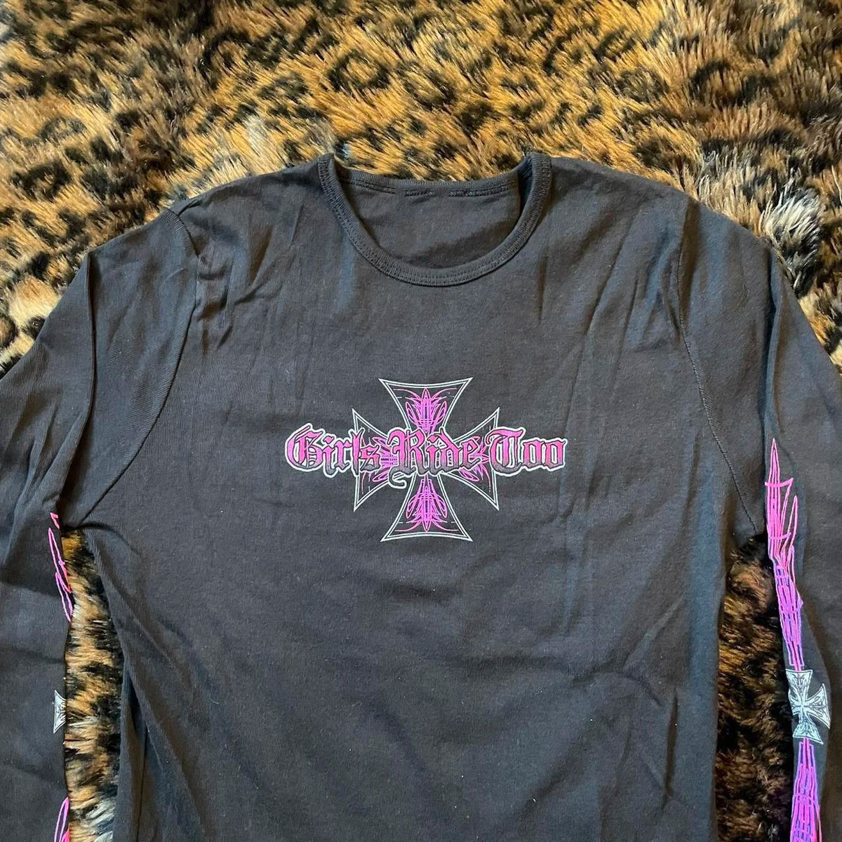 Star Girl Y2K Long-Sleeve Crop Top
