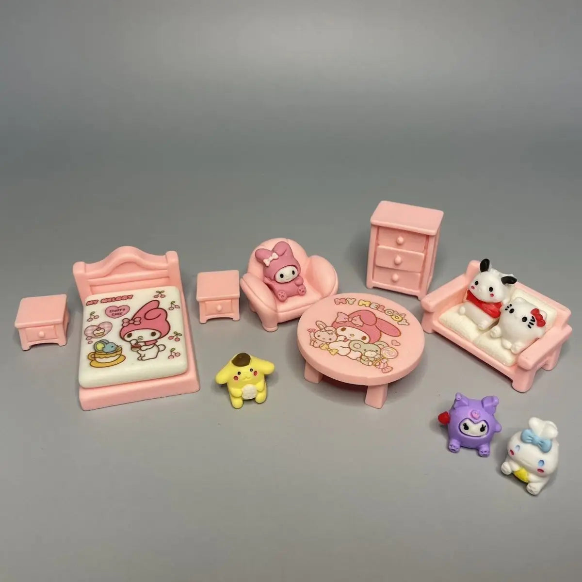 Kawaii Cat Miniature Dollhouse Furniture Toy