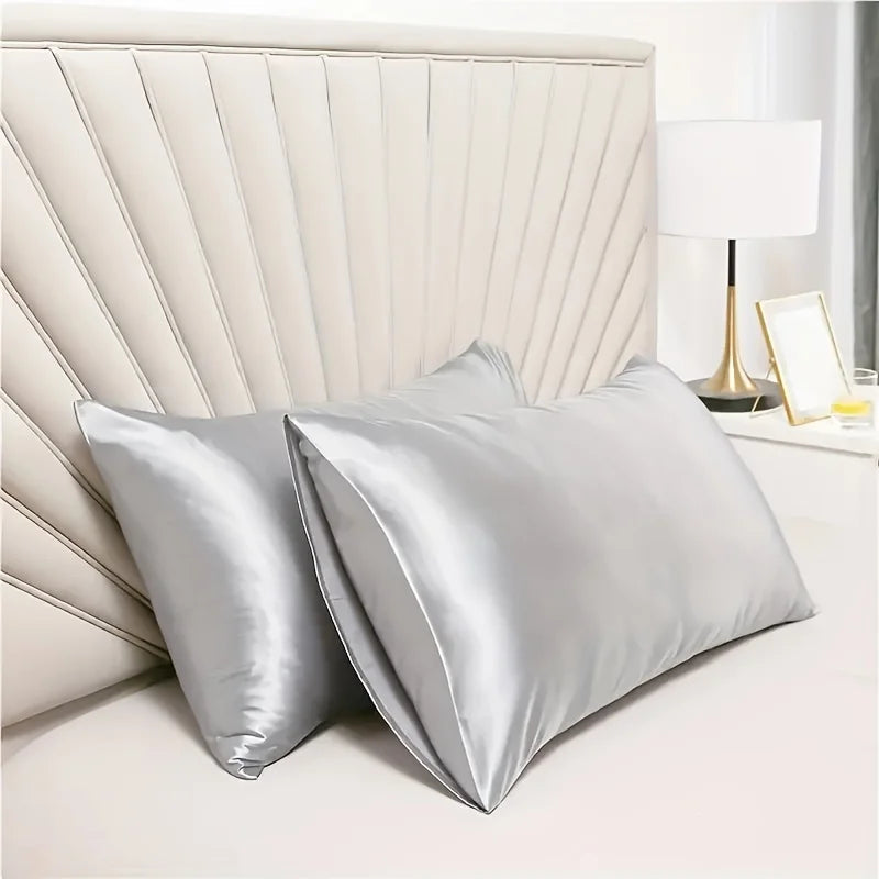2-Piece Smooth Satin Pillowcase Set