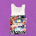 Cartoon Graphic Gothic Y2K Baby Tee
