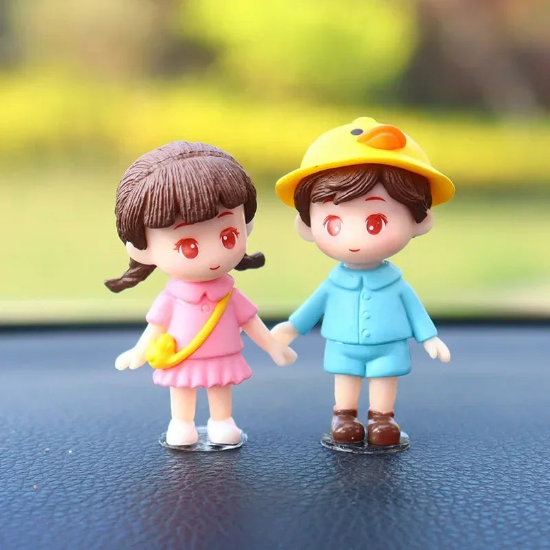 Cute Couple Car Dashboard Ornament