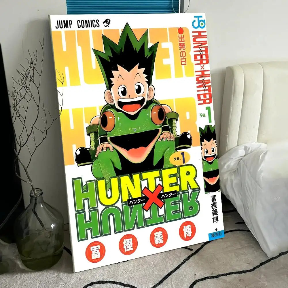 Anime H-HUNTERXHUNTER Poster Wall art print art suitable for living room bedroom bar parlor home decor gift