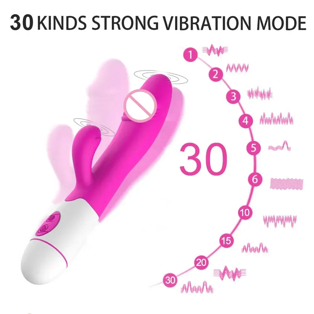Dual-Vibration Rabbit Vibrator