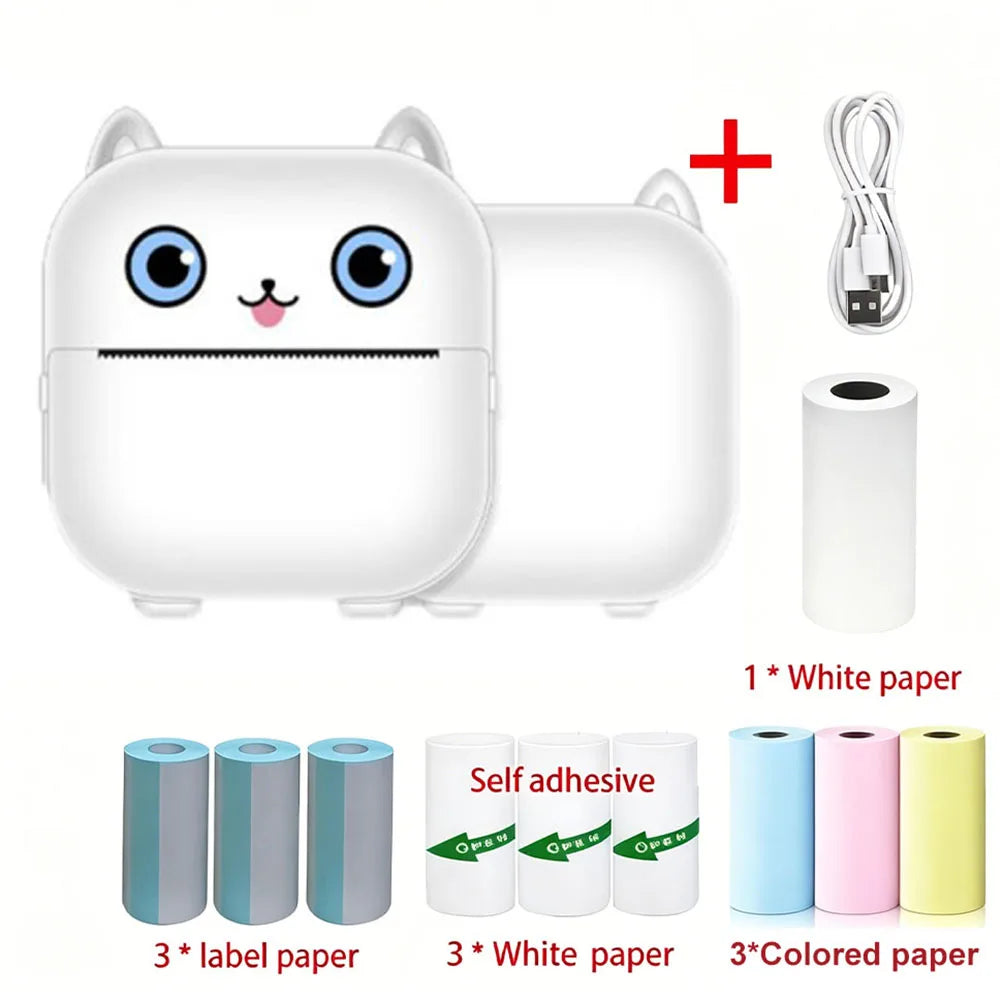 Mini Bluetooth Pocket Thermal Photo & Label Printer