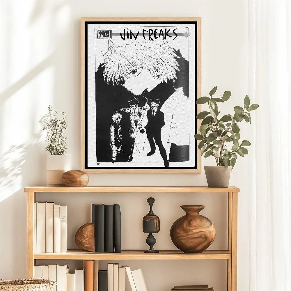 H-Hunter x hunter Paper Print Home Living Room Bedroom Entrance Bar Cafe Art Painting Decoration