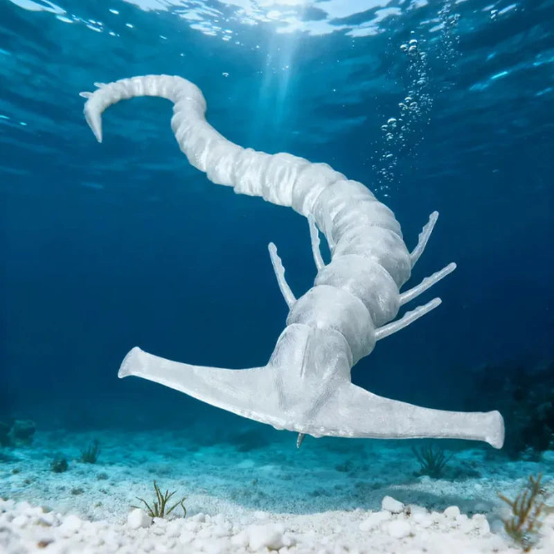 New Joint-movable Deep Sea Monster Figurines Strange Rare Marine Animals Home Room Desk Decor Ornament Model New Year Gift Craft