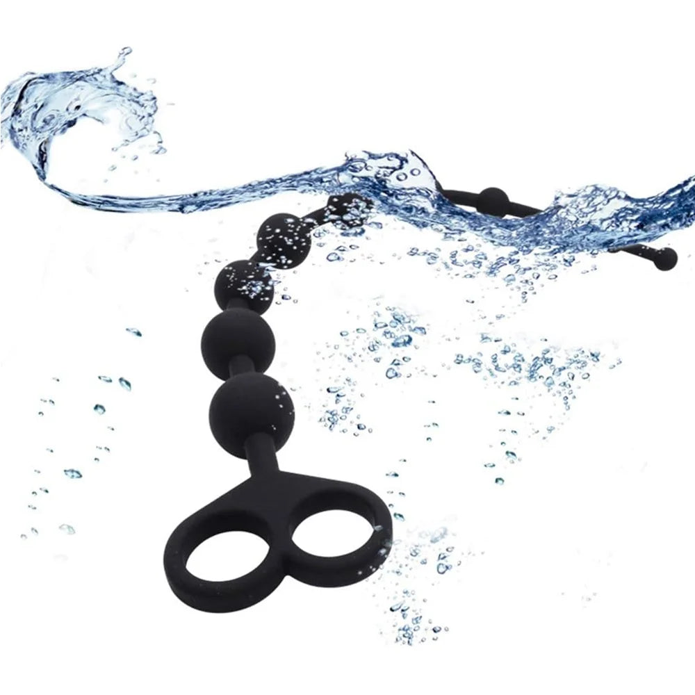 Silicone Anal Bead & Plug Set