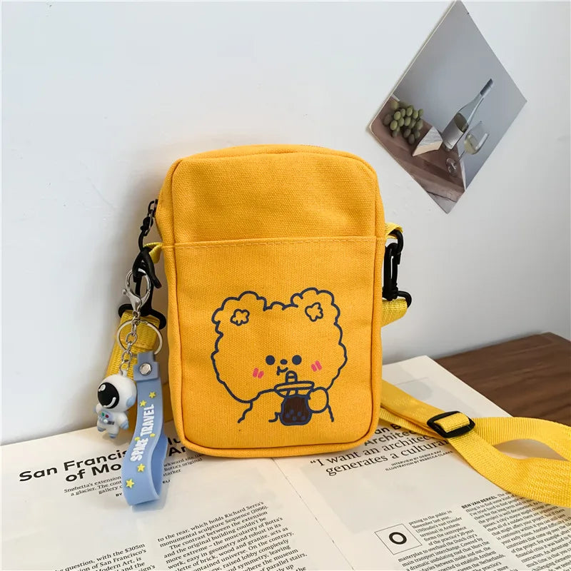 Mini Canvas Crossbody Phone Bag