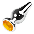 Jeweled Aluminum Alloy Anal Plug