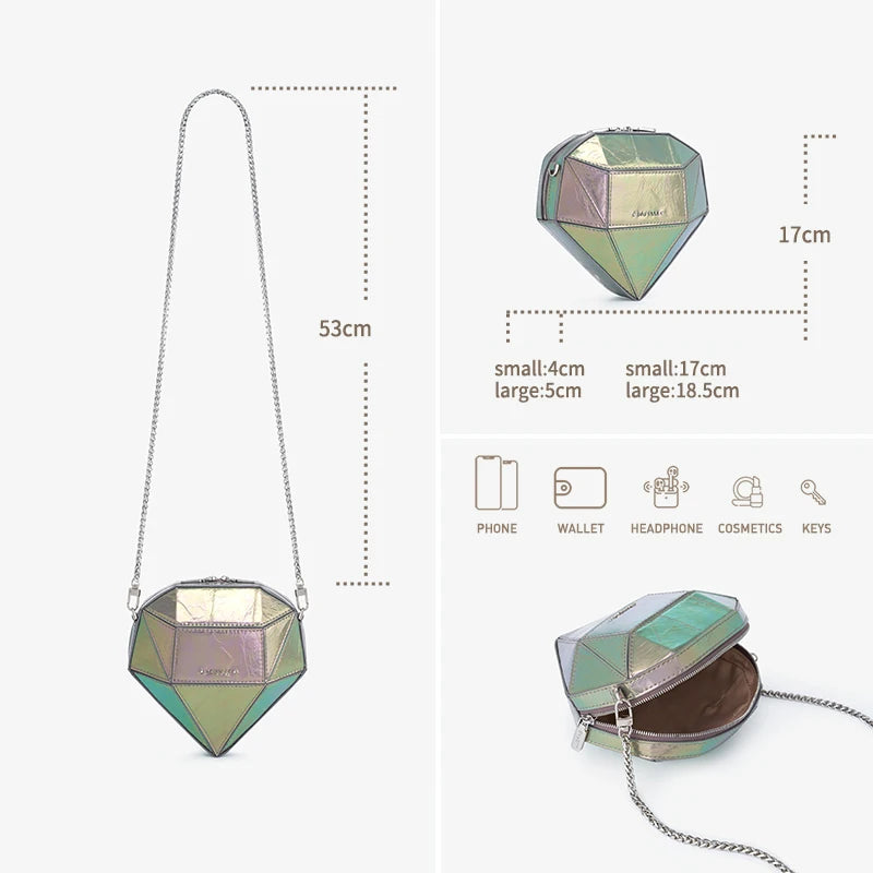 Y2K Mini Chain Clutch Bag