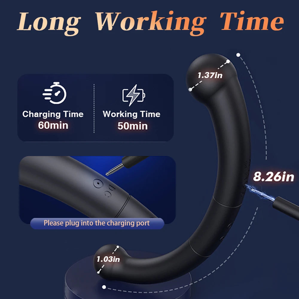 Double-Ended 10-Mode Vibrating Massager